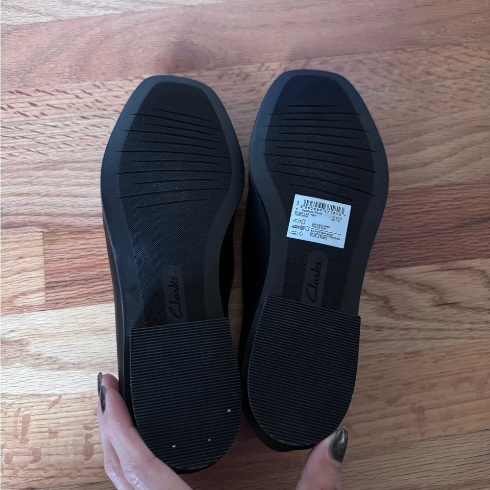CLARKS Women's Sarafyna Freva Black Shoes Size‎ 7 M